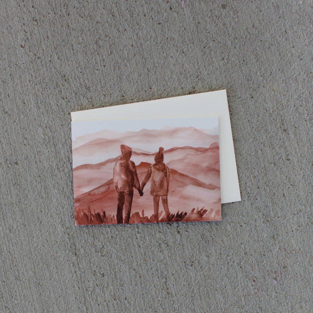 Lana's Shop - Wholesale Love Card - Mountain Couple Greeting Card2