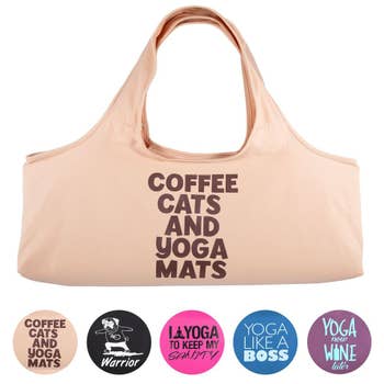 Zippered Cotton Canvas Yoga Bag Sold Wholesale