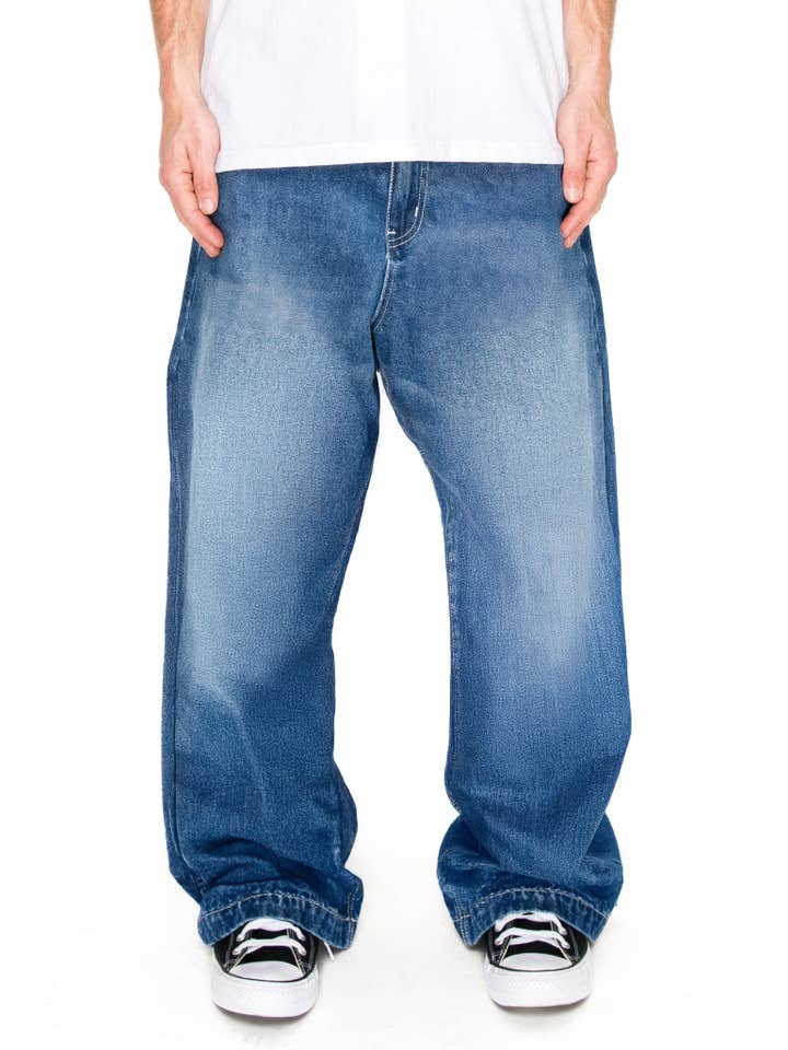 Victorious - Wholesale Jeans - Men's - DL981 Ultra Baggy Y2K Wide-Leg Denim Jeans6