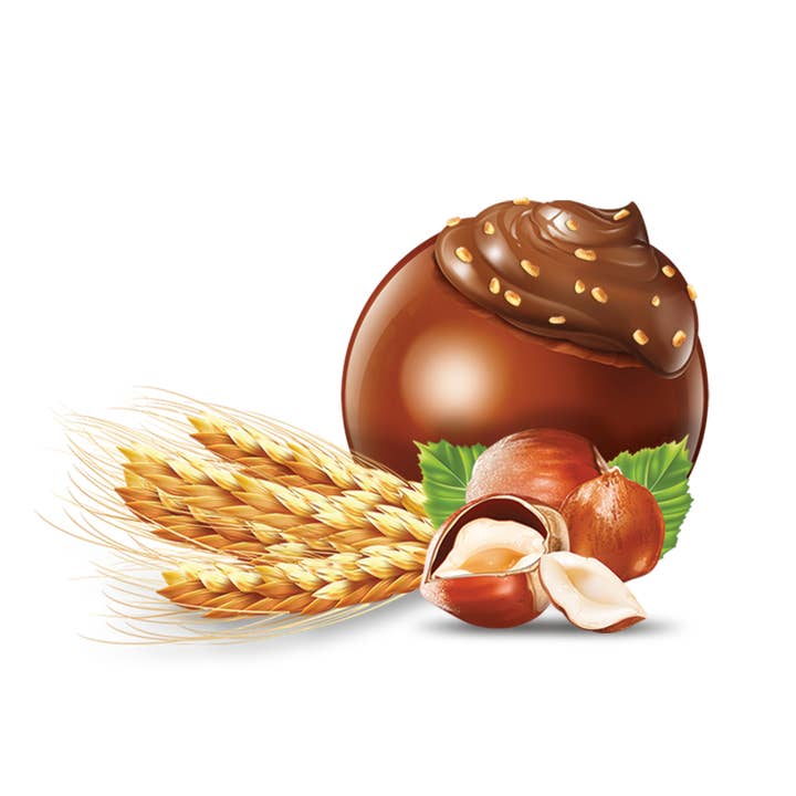 Candycat - Vendita all'ingrosso Dolci ricoperti di cioccolato - Cioccolatini e cereali alla nocciola - 1Kg1