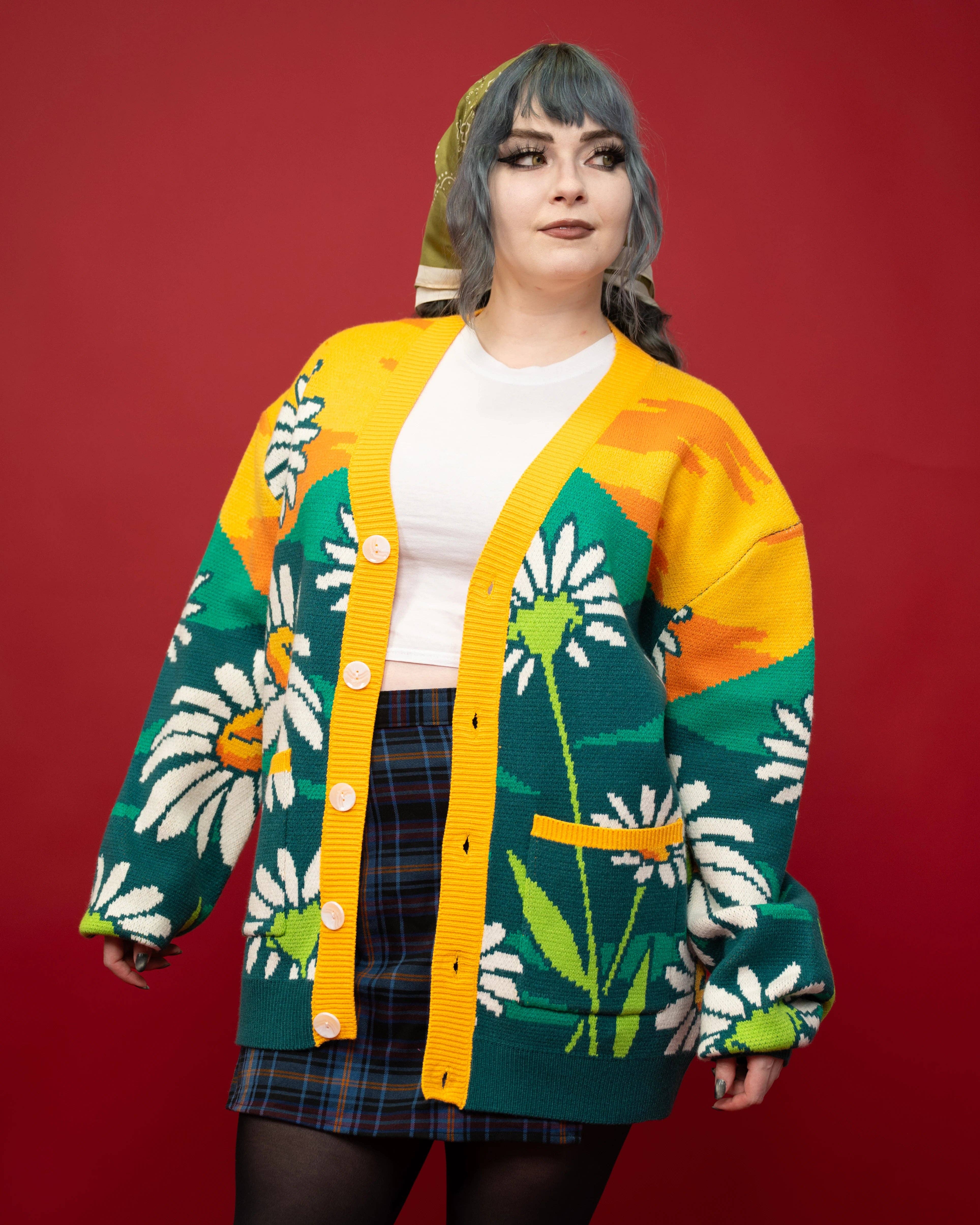 Steady Hands – wholesale Kofta - Dam – Daisy Cardigan2