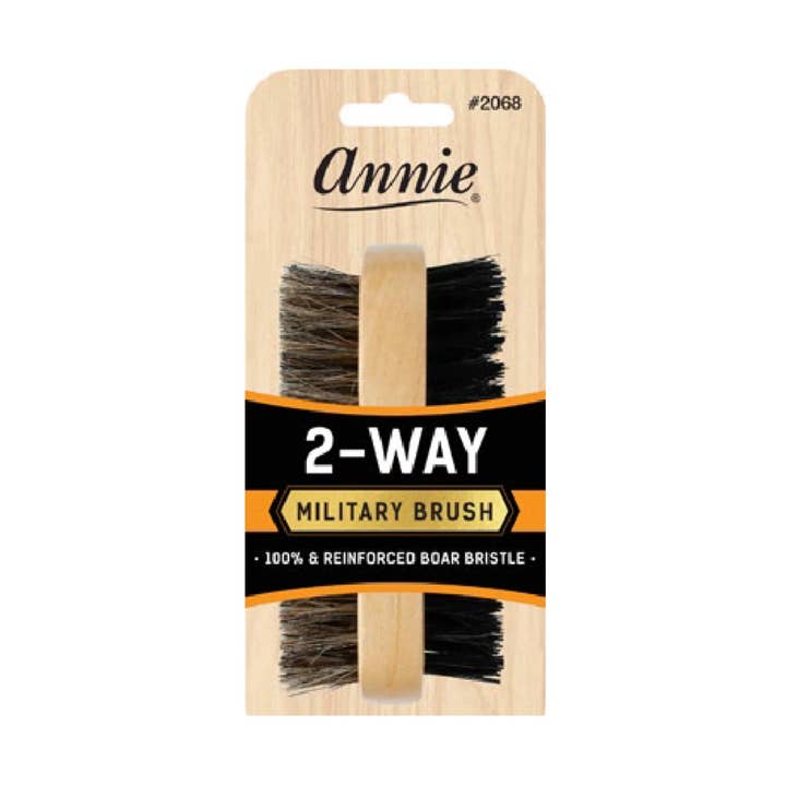 Annie Two Way Military Brush Boar Bristle Soft and Hard for wholesale by Annie International, Inc.