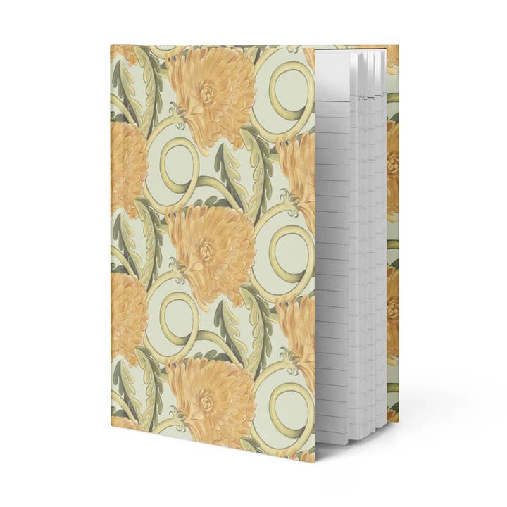 Dandelion Swirl Hardcover Journal for wholesale by Blackstar art