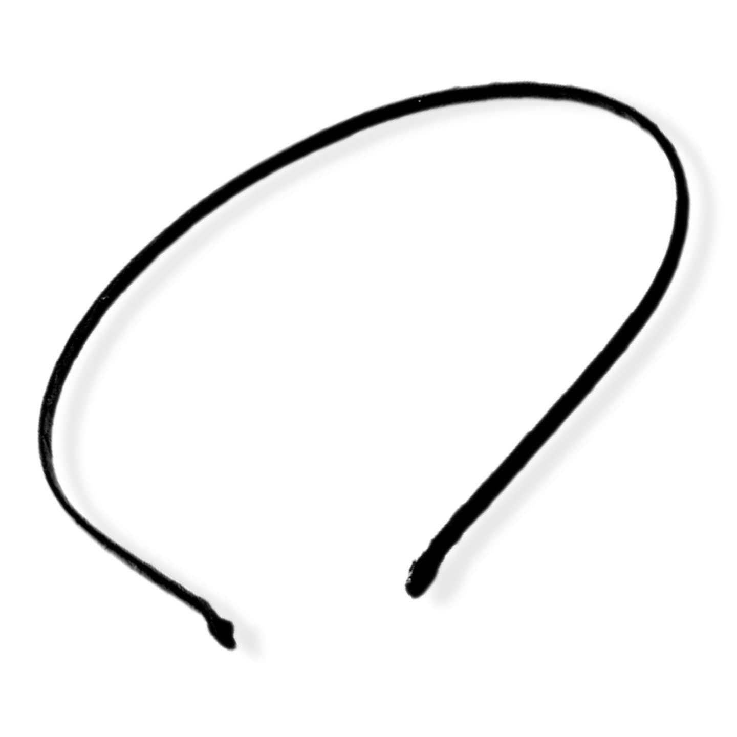 Topkids Accessories – wholesale Fashion headband – women's – 2pc Thin Satin Covered Metal Headbands Hair Bands Alice Bands Ribbon Wrapped Hairbands Head Bands Adult Women Girls Black White Pink Fuchsia21