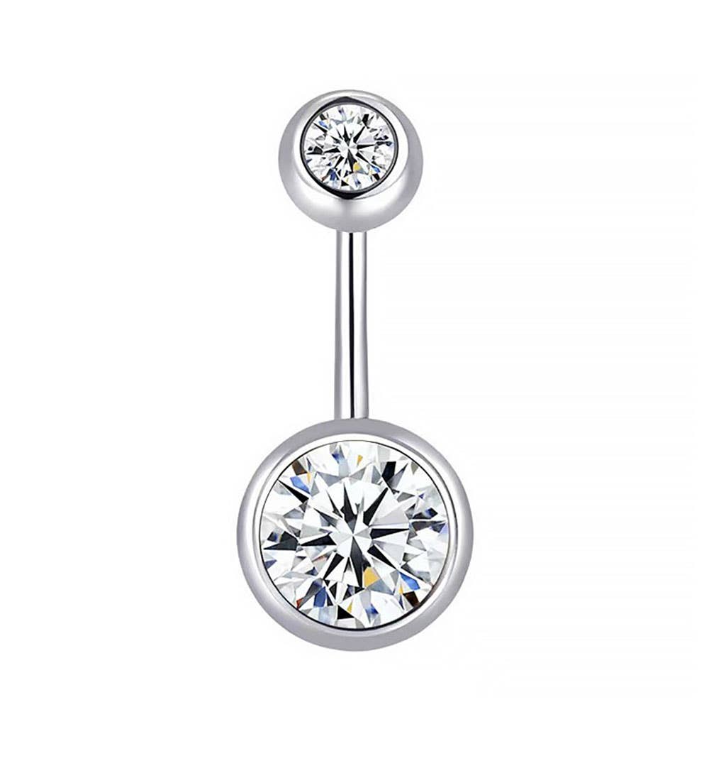 Gemscape UK - Wholesale Single Earring - Simple Piercing Jewellery: Body Piercing with rhinestones25