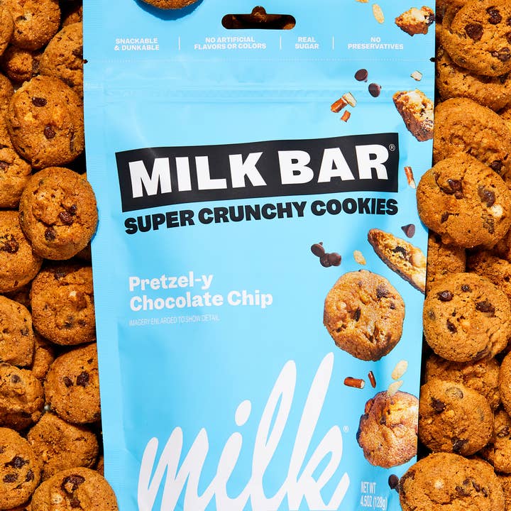 Milk Bar Pretzel-y Chocolate Chip Super Crunchy Cookies for wholesale by Milk Bar Store