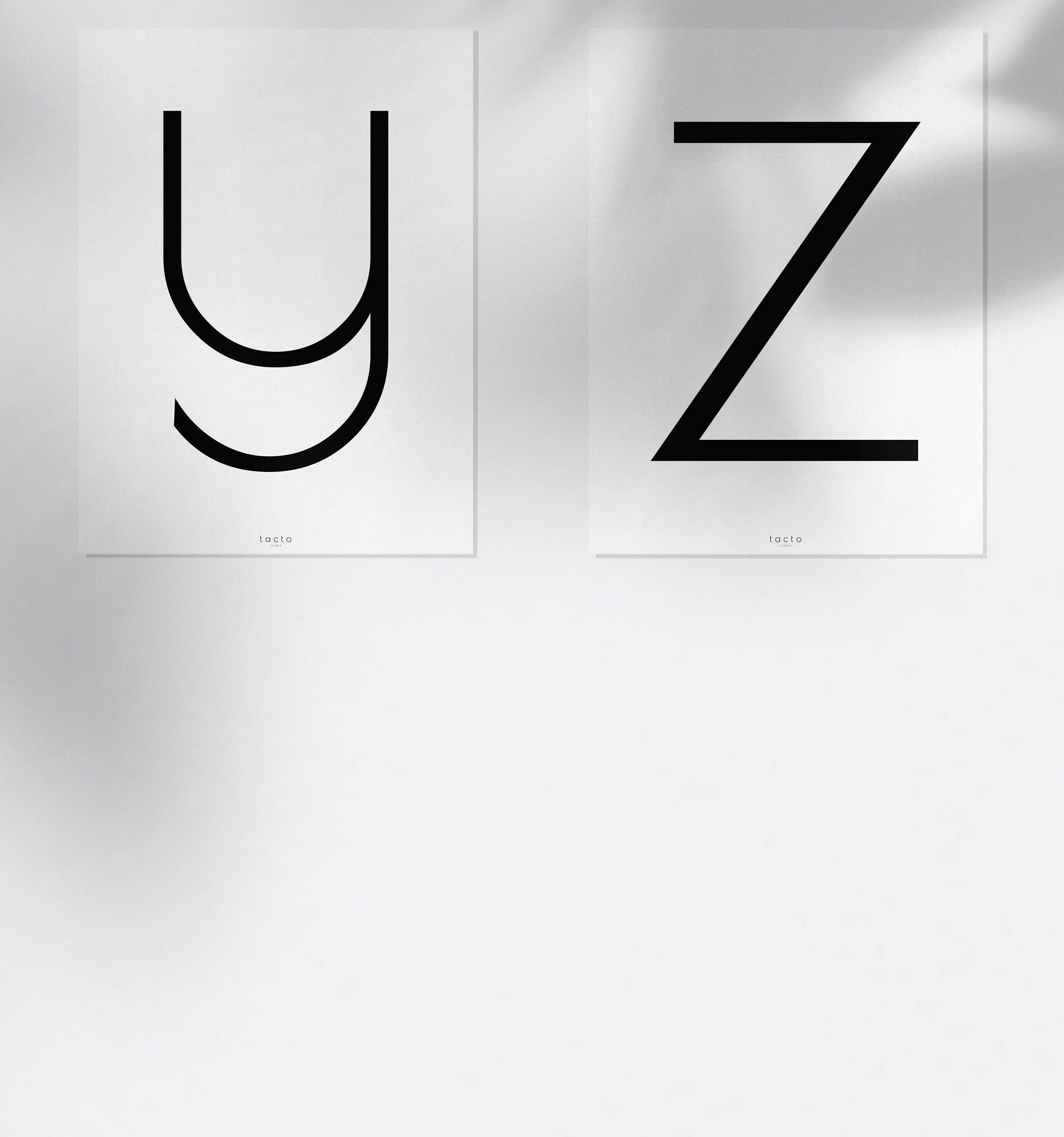 tacto studio - Wholesale Art Print - Letters sheet10