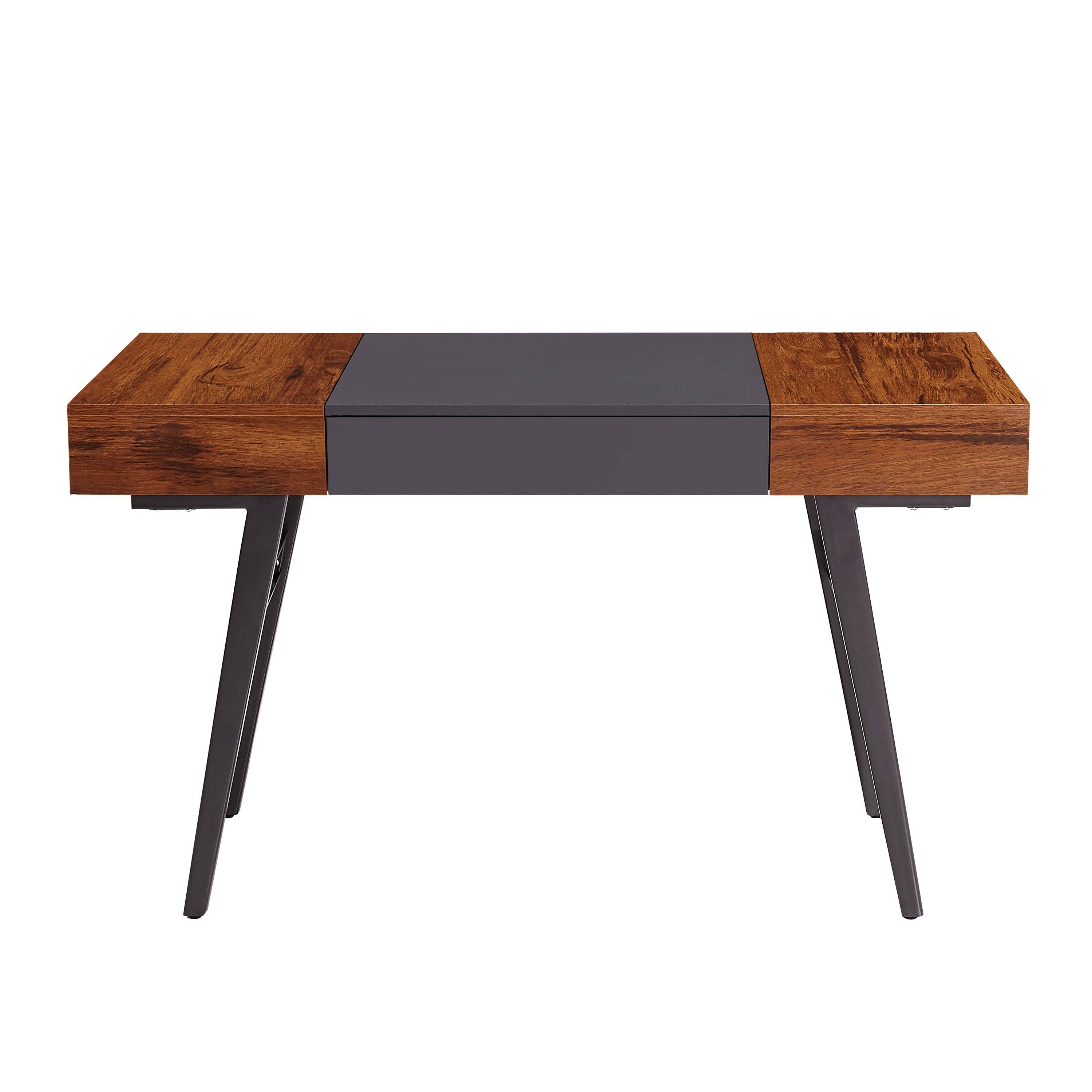Mahogany Expandable Modern Desk with Storage for wholesale on Faire4
