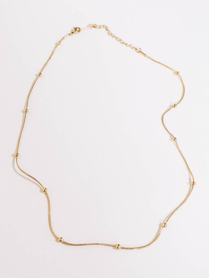 Collana Semplice ed Elegante - Oro per la vendita all'ingrosso da parte di Pretty PLease Wholesale