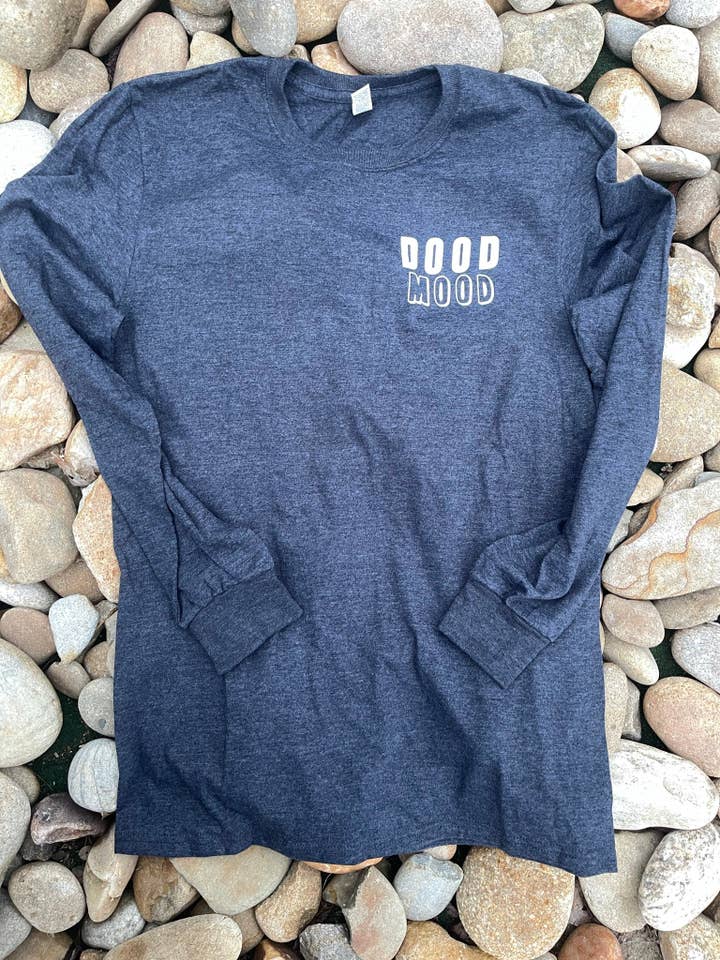Beach Dood LONG SLEEVE T Shirt - Charcoal for wholesale by DOOD MOOD CO.