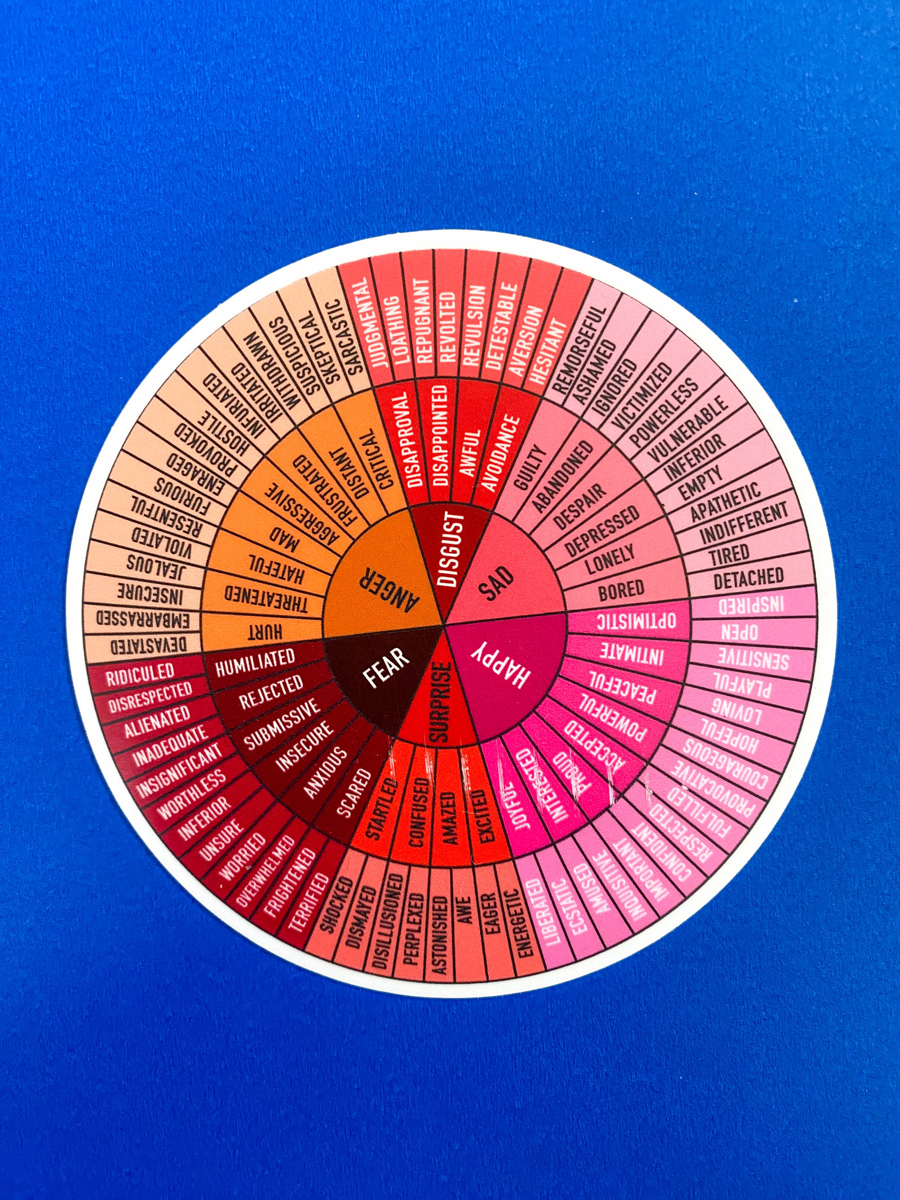 PLENTY - Wholesale Sticker - Sticker Feelings Wheel (Eco-Friendly & USA Made)3