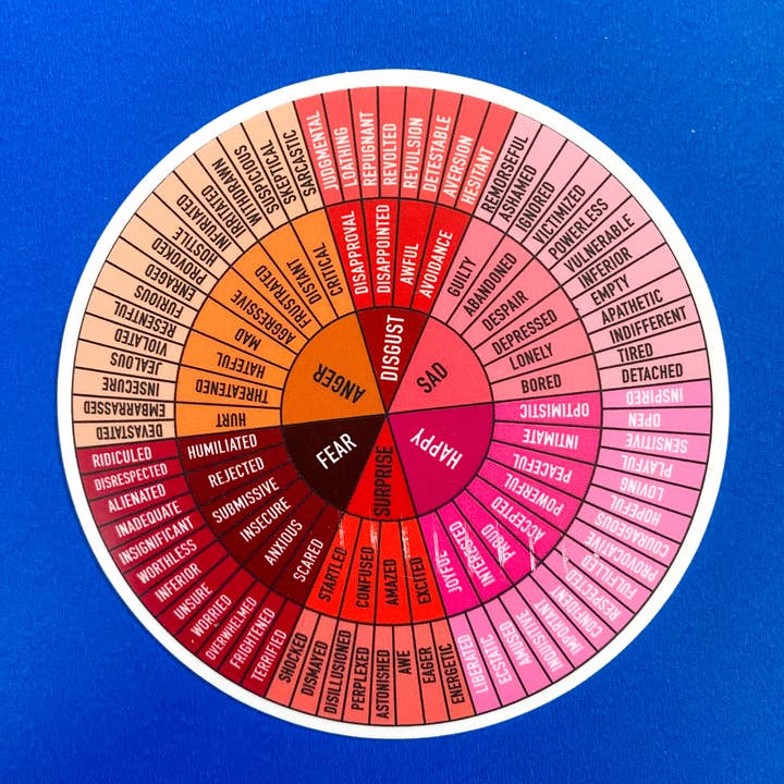 PLENTY - Wholesale Sticker - Sticker Feelings Wheel (Eco-Friendly & USA Made)3