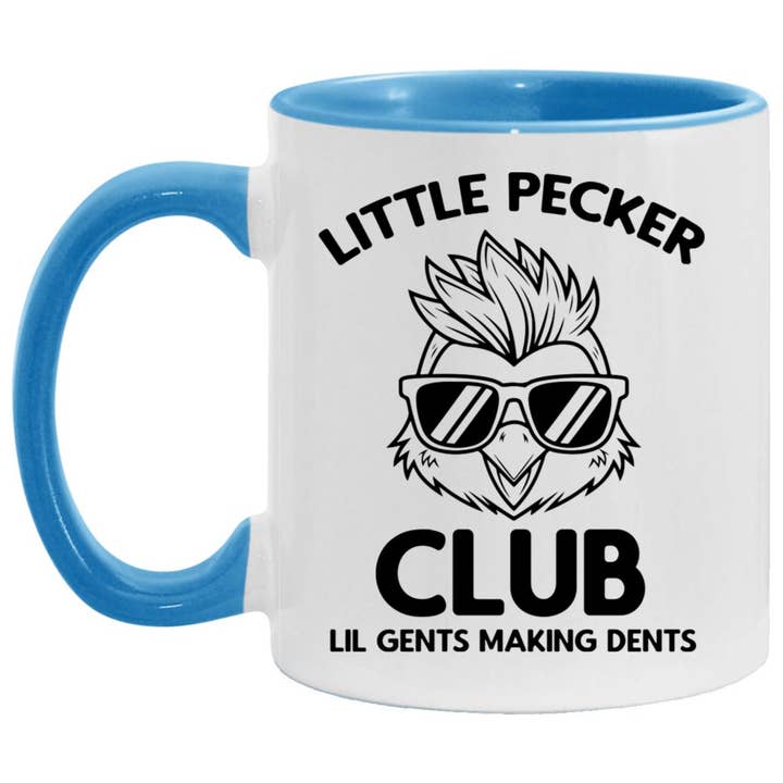 Mystic Blvd - Wholesale Coffee Mug - Lil Pecker Club Funny Chicken Coffee Mug2