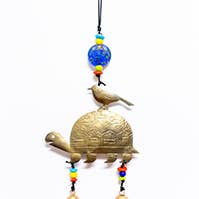 A Free Ride!/Turtle/beads & bell for wholesale by Moksha Imports