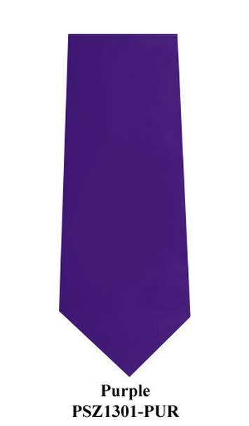 Selini New York - Wholesale Necktie - Men's - Poly Solid Zipper Tie11