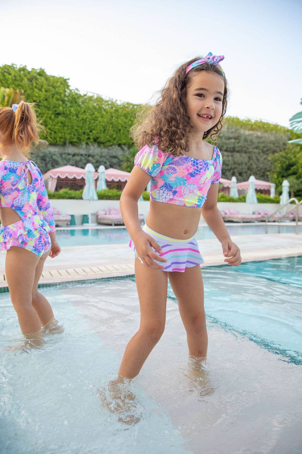 Blueberry Bay - Wholesale Two Piece Swimsuit - Kids - Sand Dollar Two Piece Swimsuit2