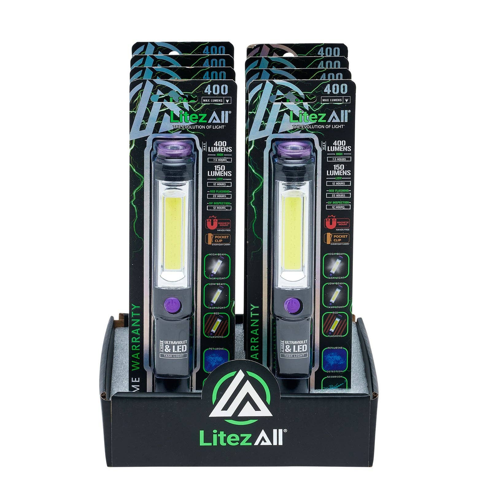 LitezAll - Wholesale Flashlight - LitezAll Task Light with UV Flashlight15