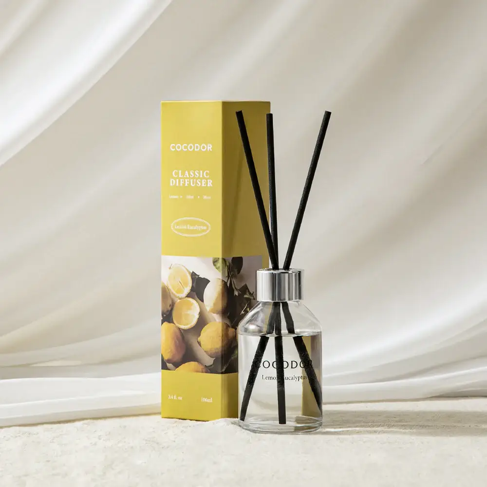 Cocodor Italy srl – difusor de fragrâncias por atacado – Difusor de Varetas Cocodor Classic 100ml - Limão Eucalipto1