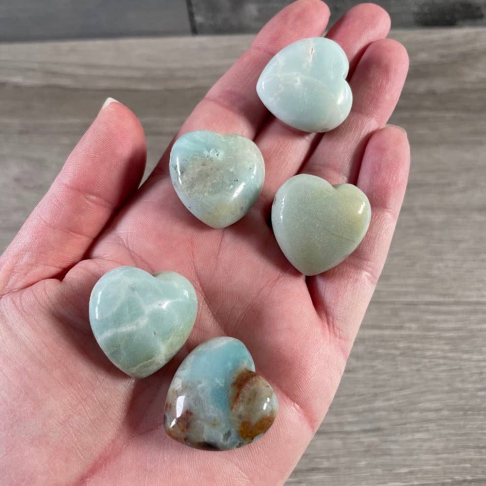 Keystone Crystals - Wholesale Spiritual Stone/Crystal - Gemstone Heart Pendants Wholesale – Strung or Loose1