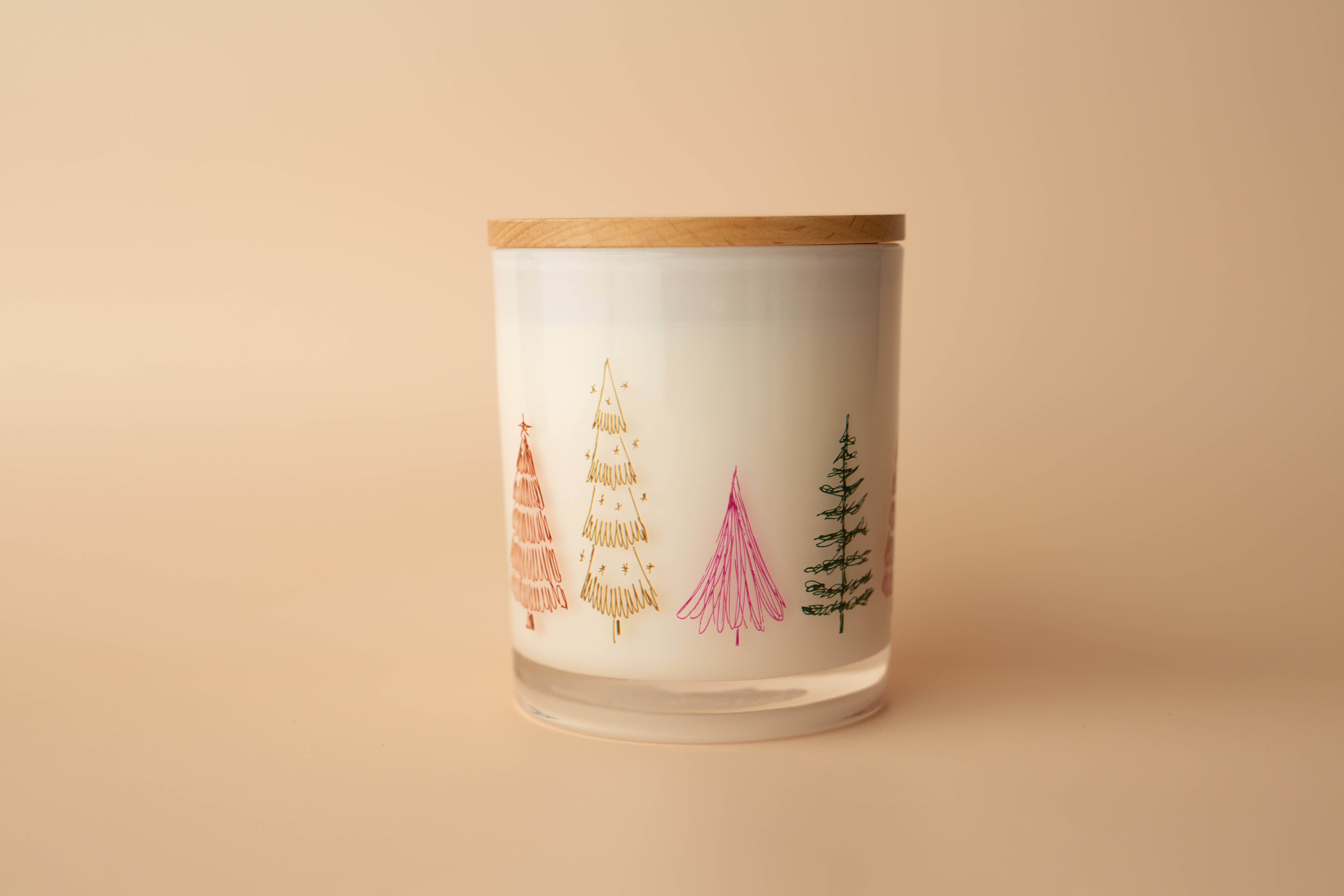 Unplug Soy Candles - Wholesale Jar/Filled Candle - Festive Tree Wrap Soy Candle