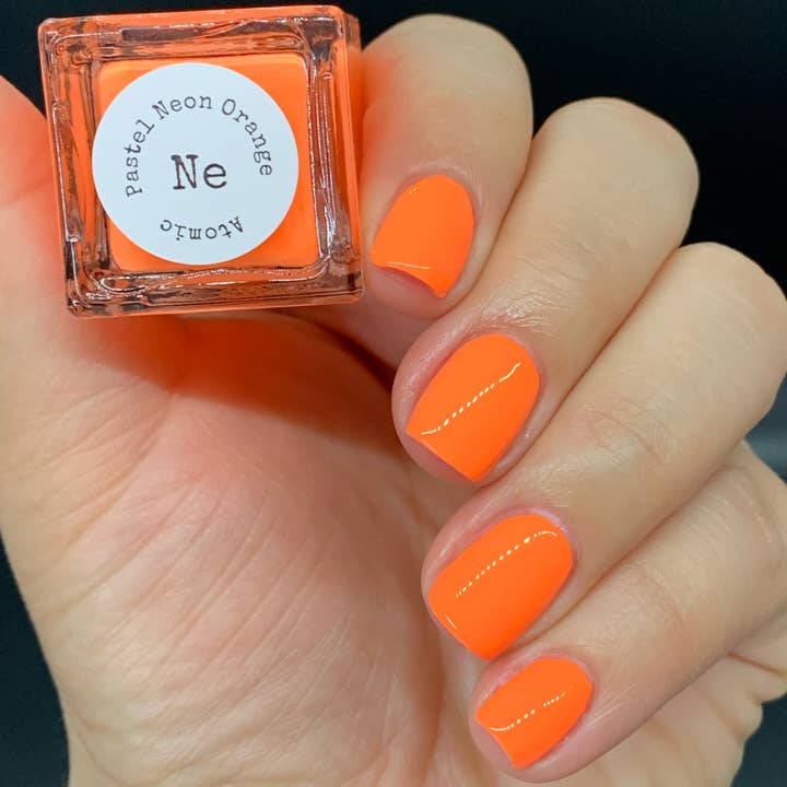 Atomic Polish - Wholesale Nail Polish - Pastel Neon (Ne) Orange1