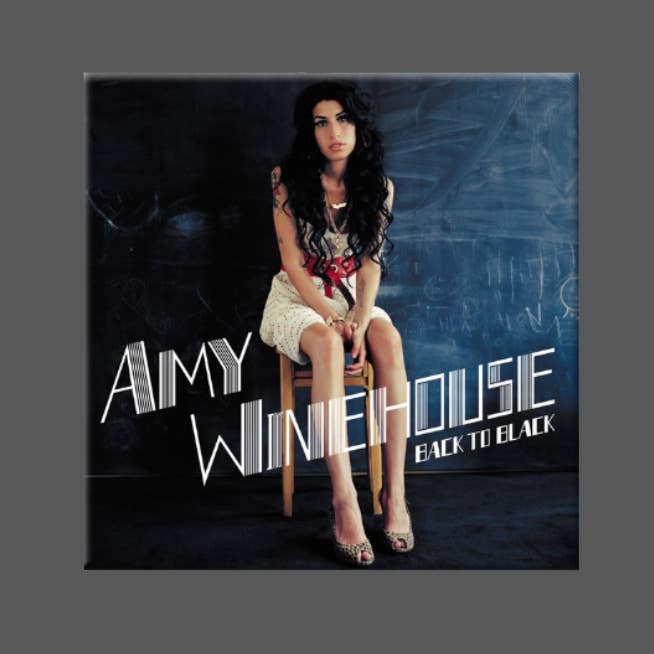Ba Ba Buttons - Wholesale Magnet - AMY WINEHOUSE, Magnet, Button, Fridge Magnet, BLACK ALT
