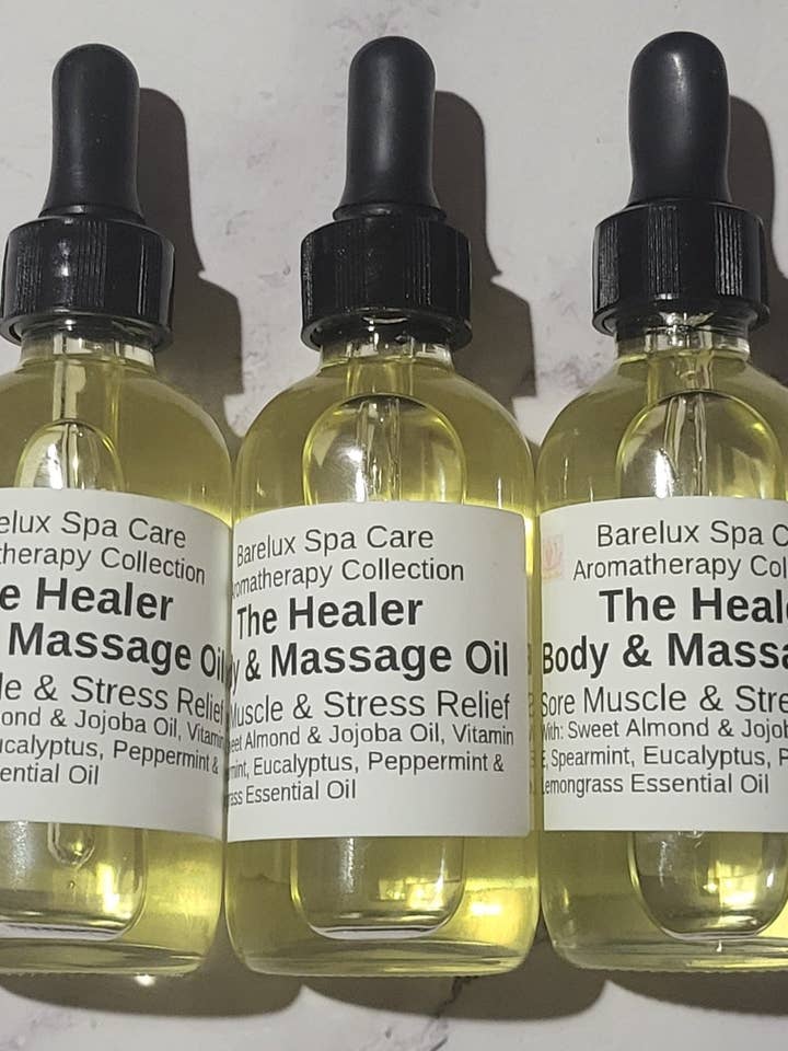 The Healer Massage/Body Oil for wholesale by Barelux Spa Care