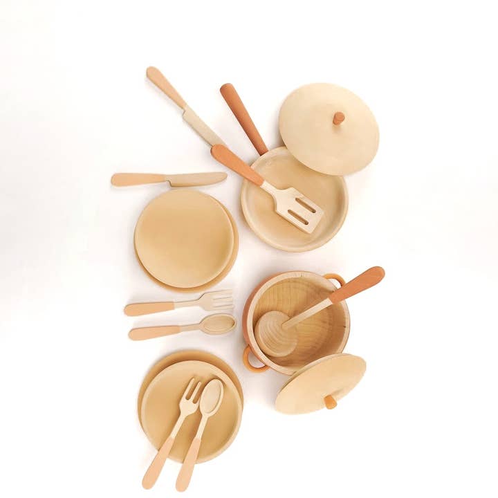 SABO concept - Wholesale Toy Feeding Set - Kids - Tableware set / Flower2