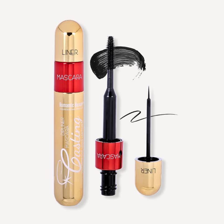 2 em 1 Dipliner Máscara por atacado de Romantic Beauty