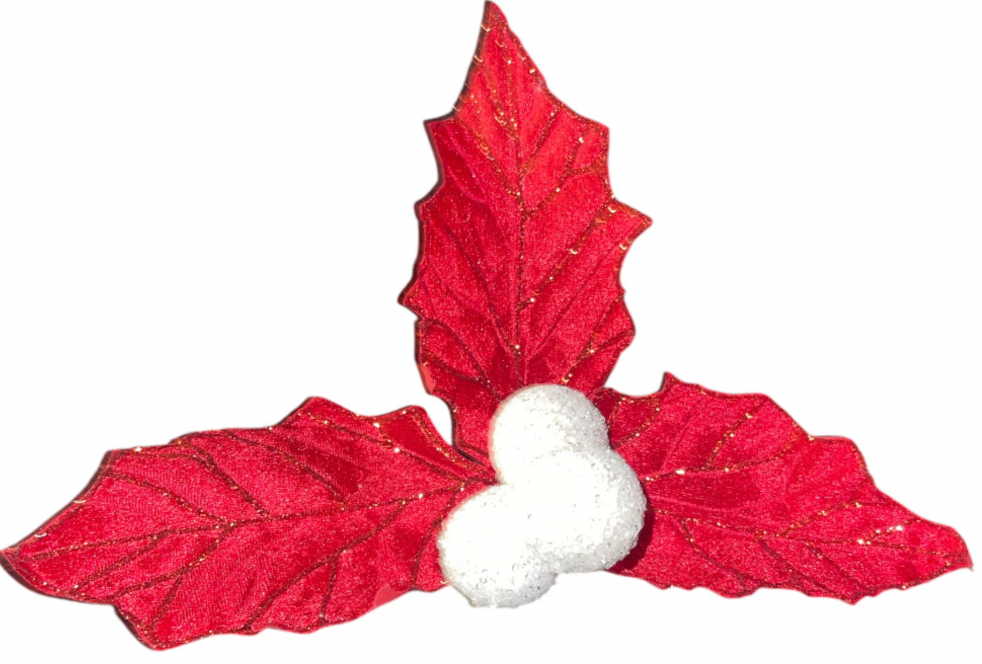 Thompson Wholesale - Wholesale Christmas Decoration - Red & White Sprays & Stems Package -- 41 Piece Set10