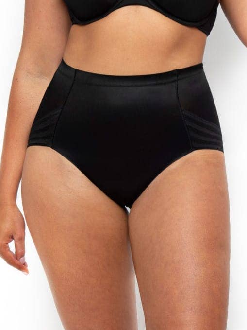 Hi-Cut Stripe Control Full Brief för wholesale av LaSculpte