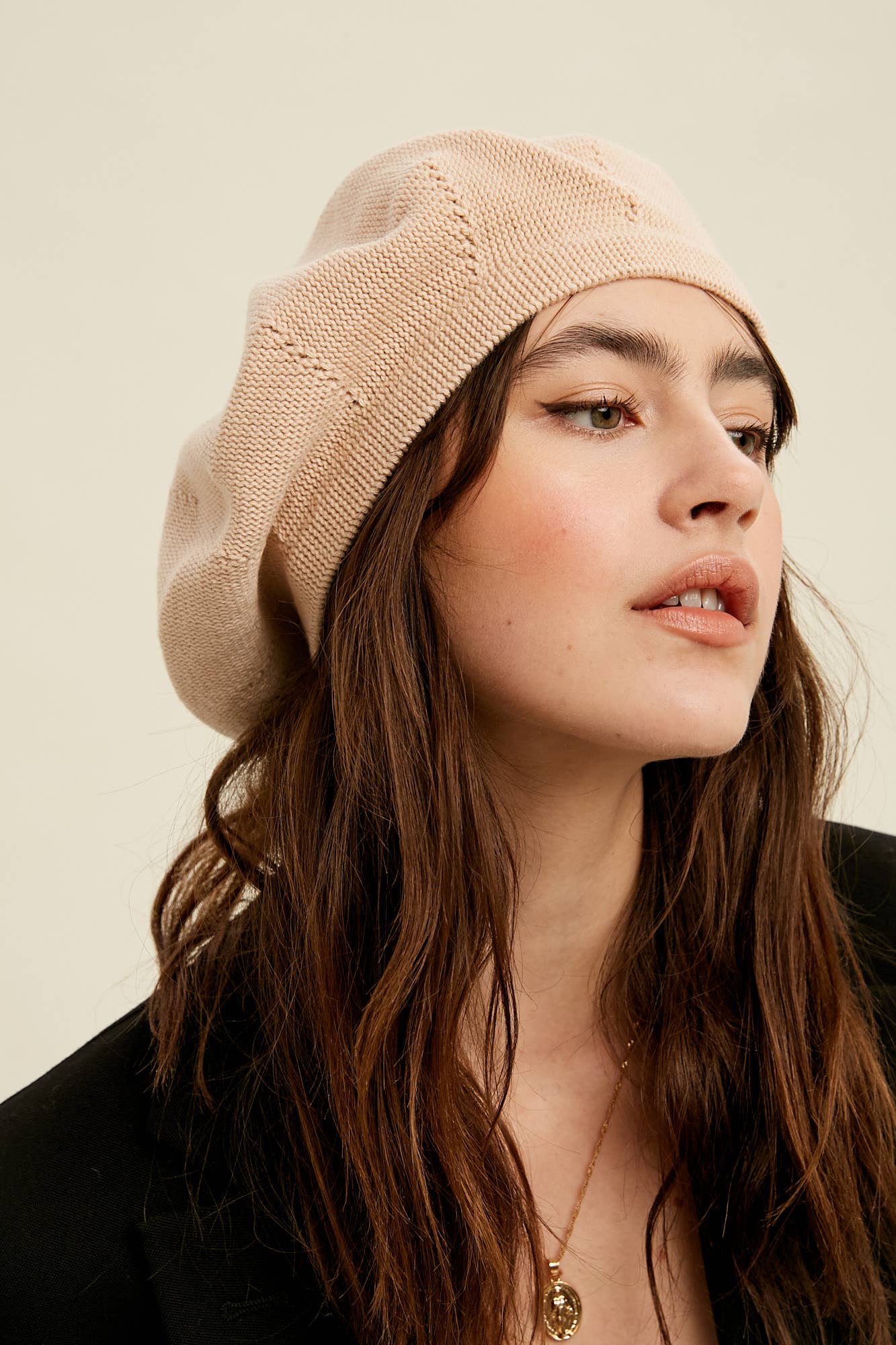 Listicle - Vendita all'ingrosso Basco - Donna - Berretto in Maglia Morbida LH01019