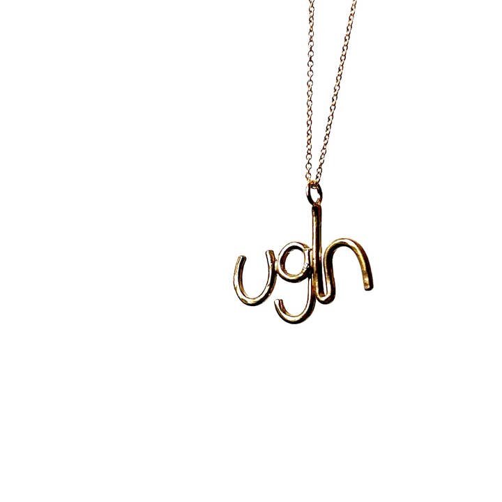 UGH pendant for wholesale by Rachel Pfeffer