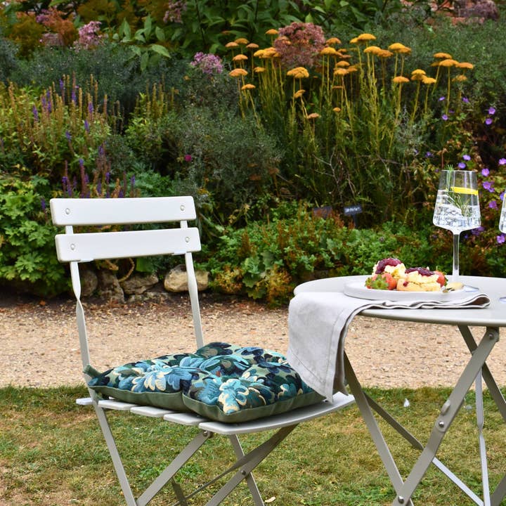 Verdure Woven Outdoor Seat Cushion for wholesale by Hines of Oxford