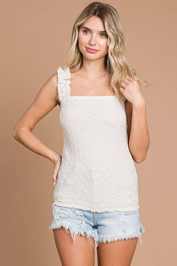 Culture Code – wholesale Blus - Dam – CJC1685 - VOLANGAXELBAND TUBTOPP5