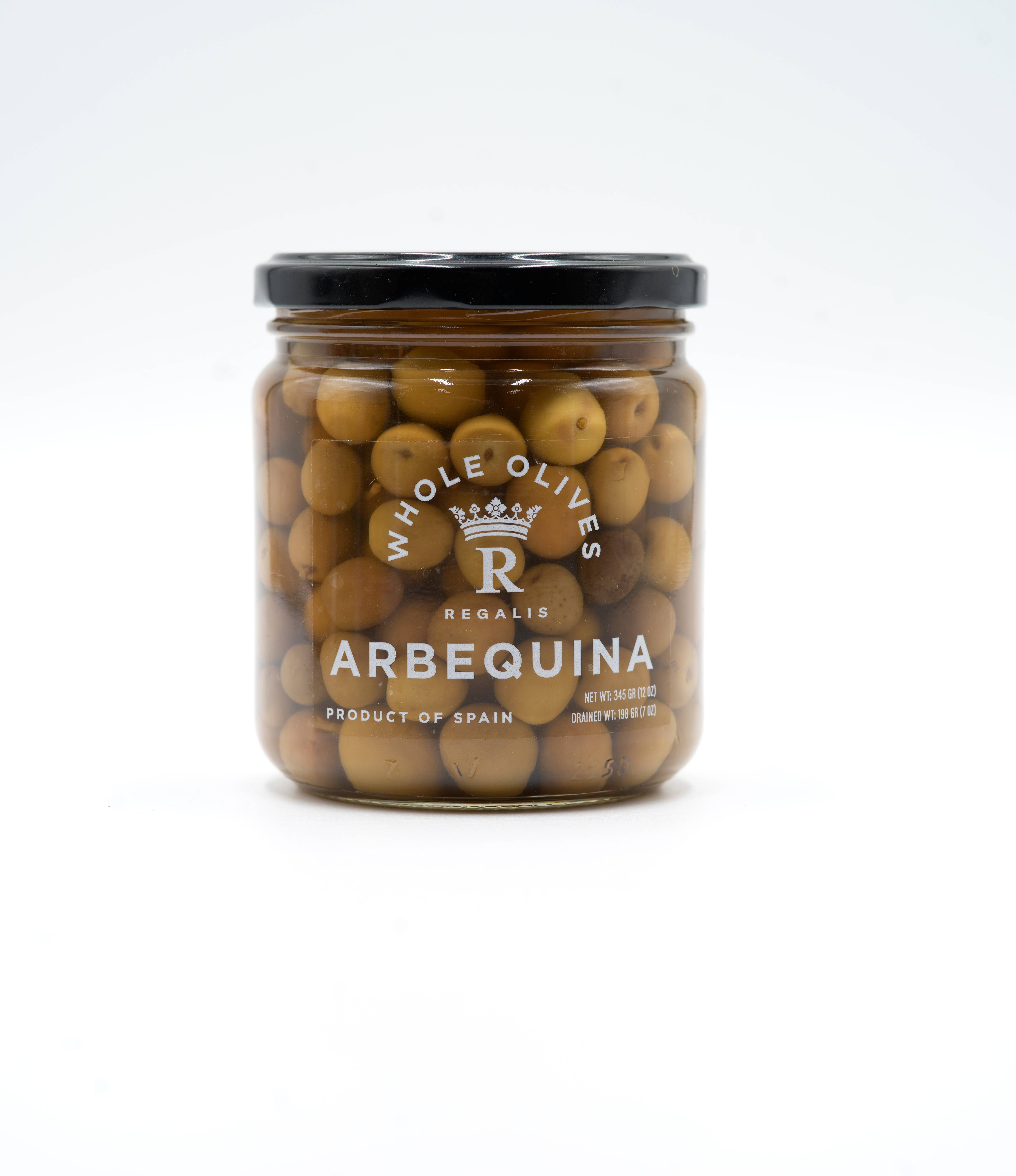 Regalis Foods - Wholesale Olives - Regalis Arbequina Olives, 345gr