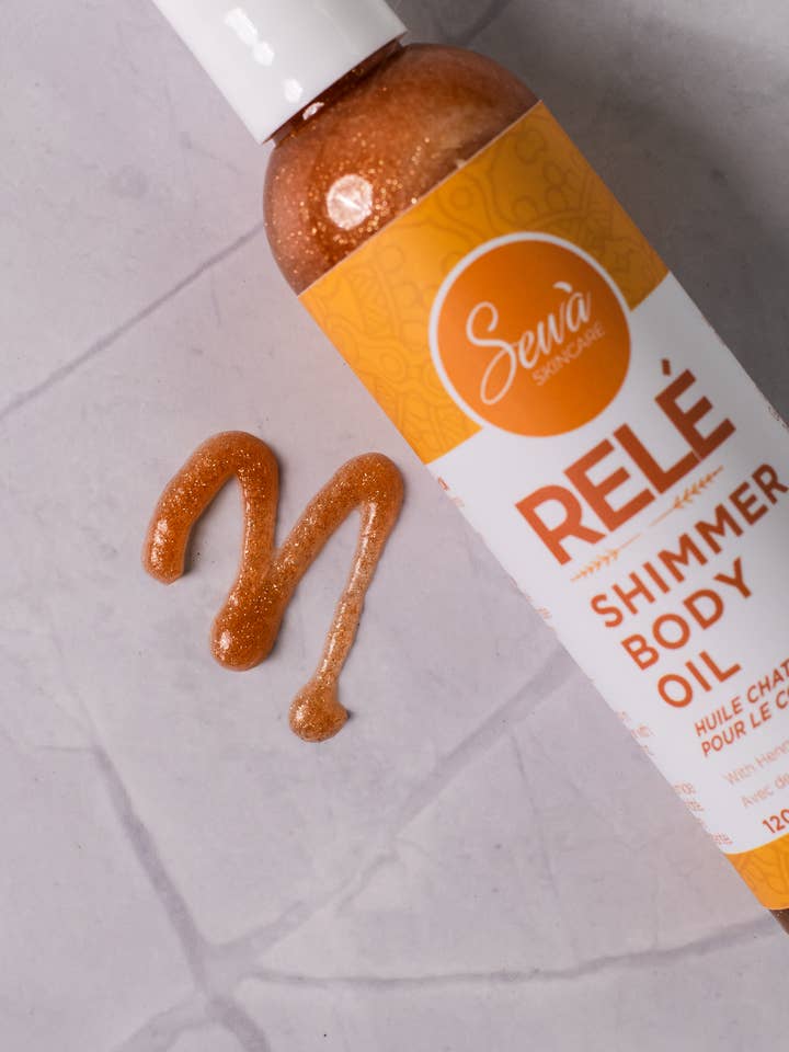 Rele Shimmer Oil | 120ml for wholesale by Sewa Skincare