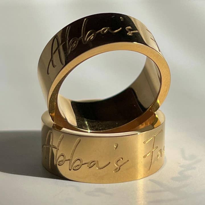 Adé & Grace - Wholesale Band/Stacked Ring - "Abba's Fave" Ring1