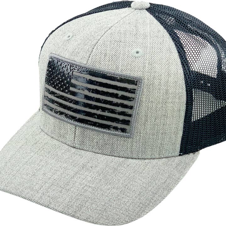 KBETHOS - Wholesale Trucker Hat - Men's - FLAG UV PRINT PATCH MESH BACK BALLCAP44