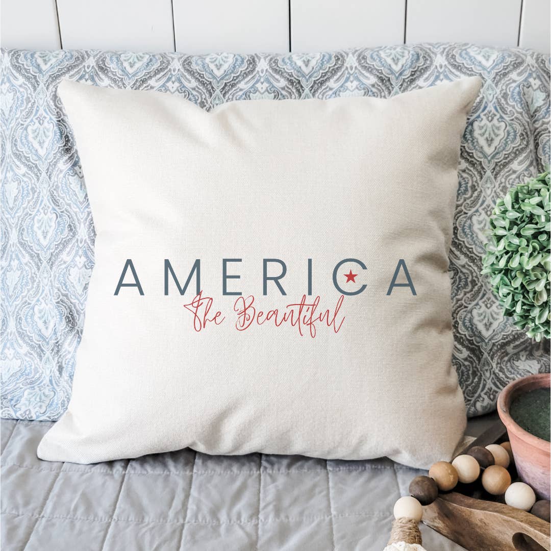 Go Charlotte - Wholesale Throw Pillow Cover - America the Beautiful Pillow Cover