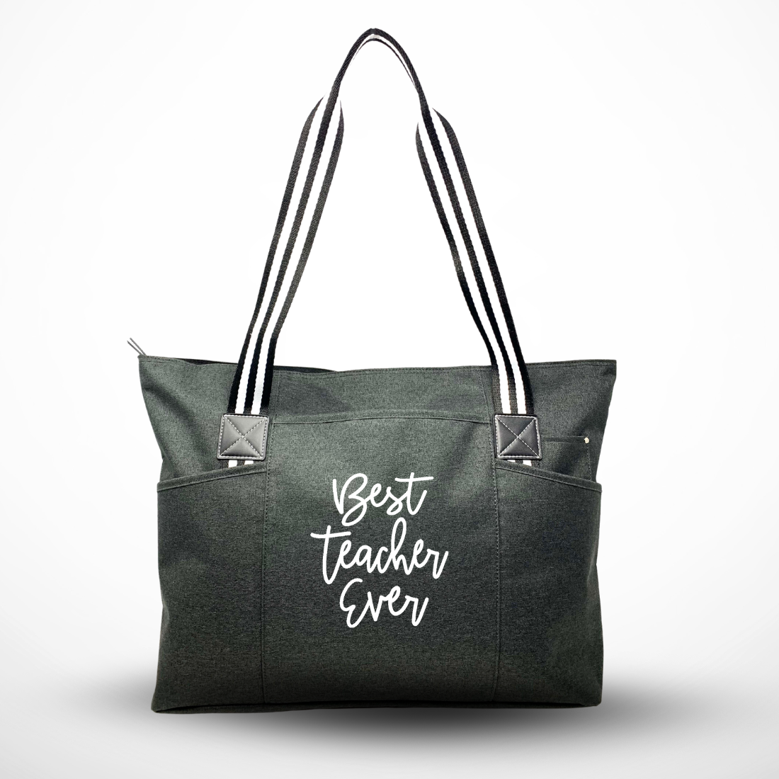 Brooke & Jess Designs – Sacola - Mulher por atacado – Saco de Compras para Professores - Vários estilos, tamanhos e cores10