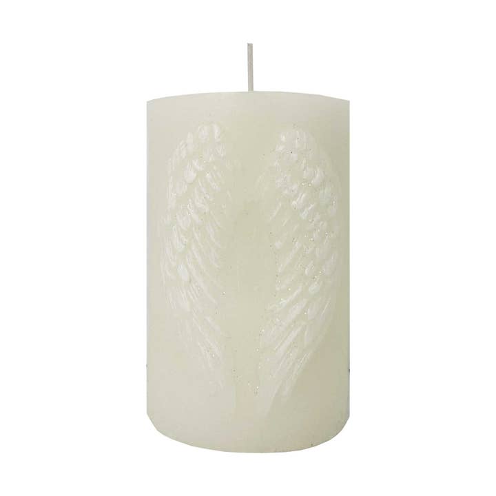 The Lovely Gift Group - Wholesale Pillar Candle - 3D Guardian Angel wings Candle