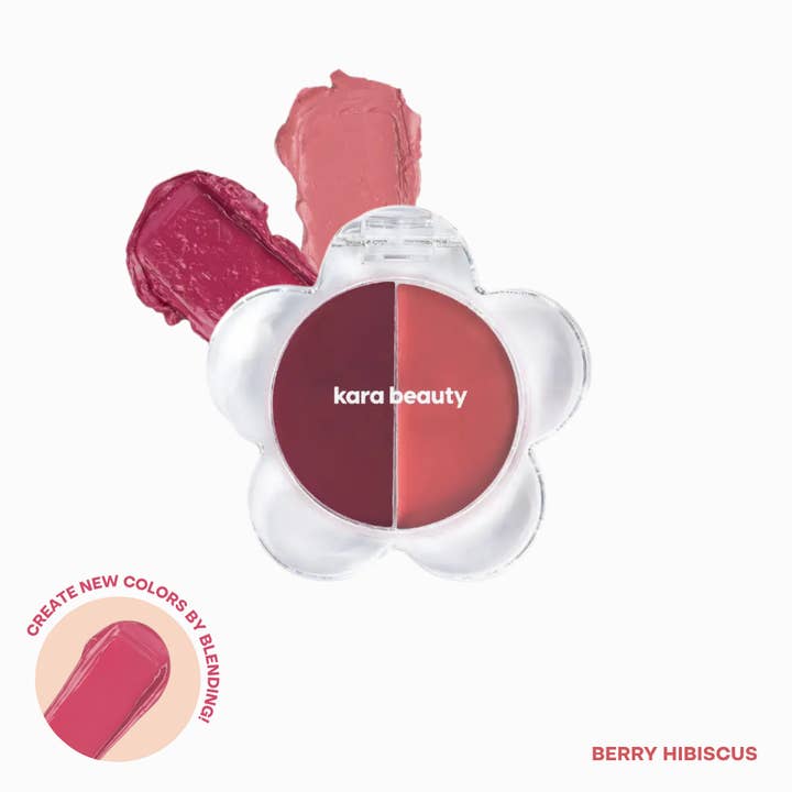 Flora Flush Cheek & Lip Balm - Berry Hibiscus for wholesale by Kara Beauty