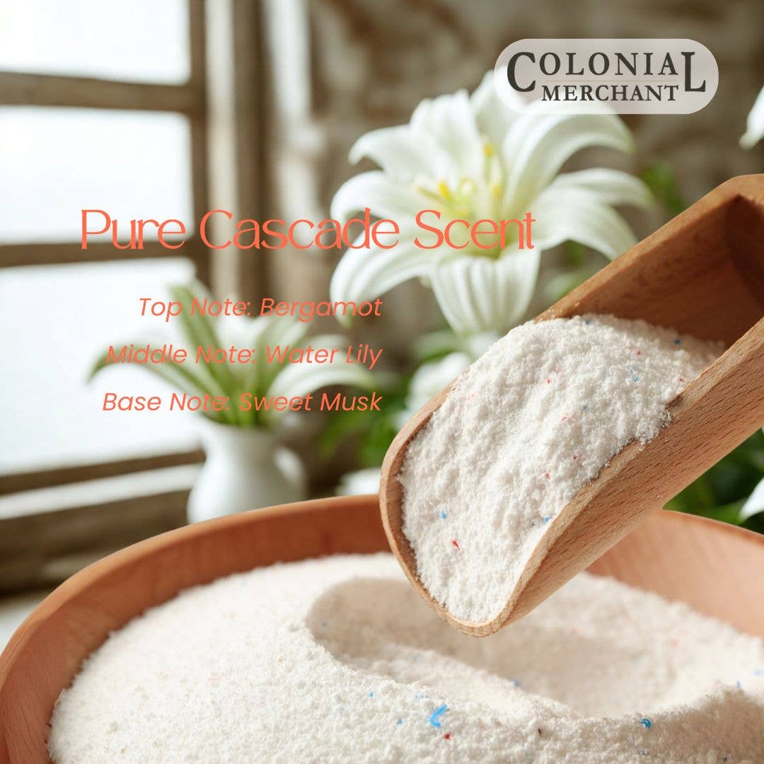 Colonial Merchant - Venta al por mayor Cápsulas/ polvos de detergente para ropa - 2 lb. Colonial Merchant Aroma~Fold Detergente en Polvo para Ropa4