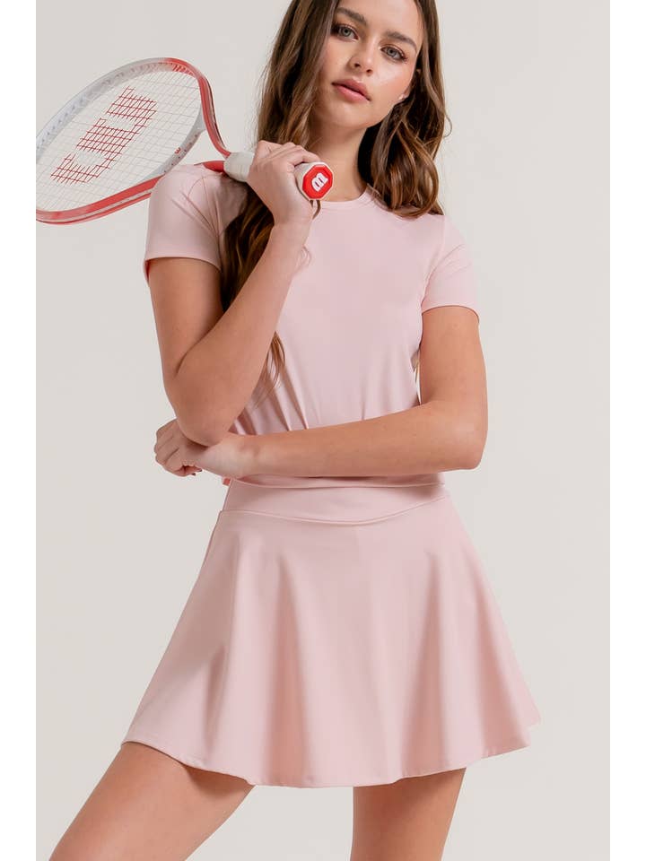 Active Basic | Active USA - Wholesale Athletic Skirt - Women's - Flare Workout Mini Skirt8