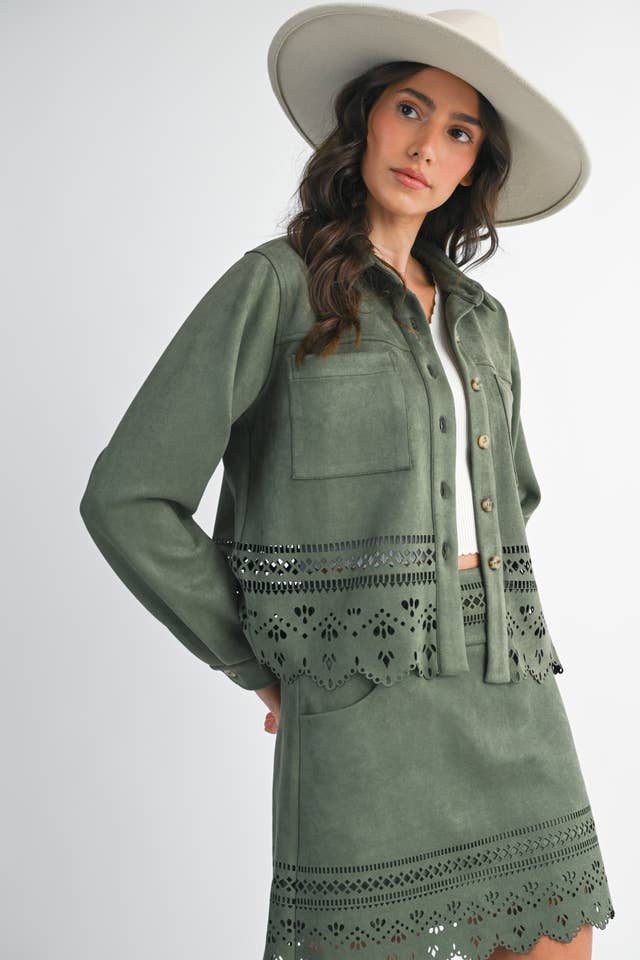 Camellia - Wholesale Jacket - Women's - LASERCUT DETAILING JACKET20