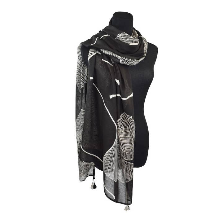 Dupatta Designs - Wholesale Scarf - Women's - Ginko Floral Scarf28