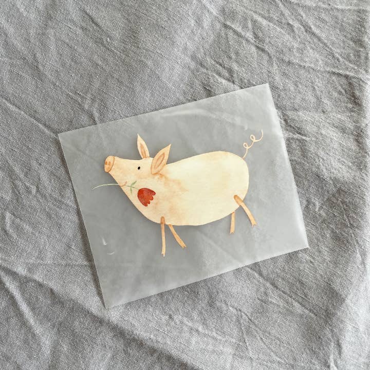 Hannahs Firlefanz - Wholesale Patch - Pig iron-on 2