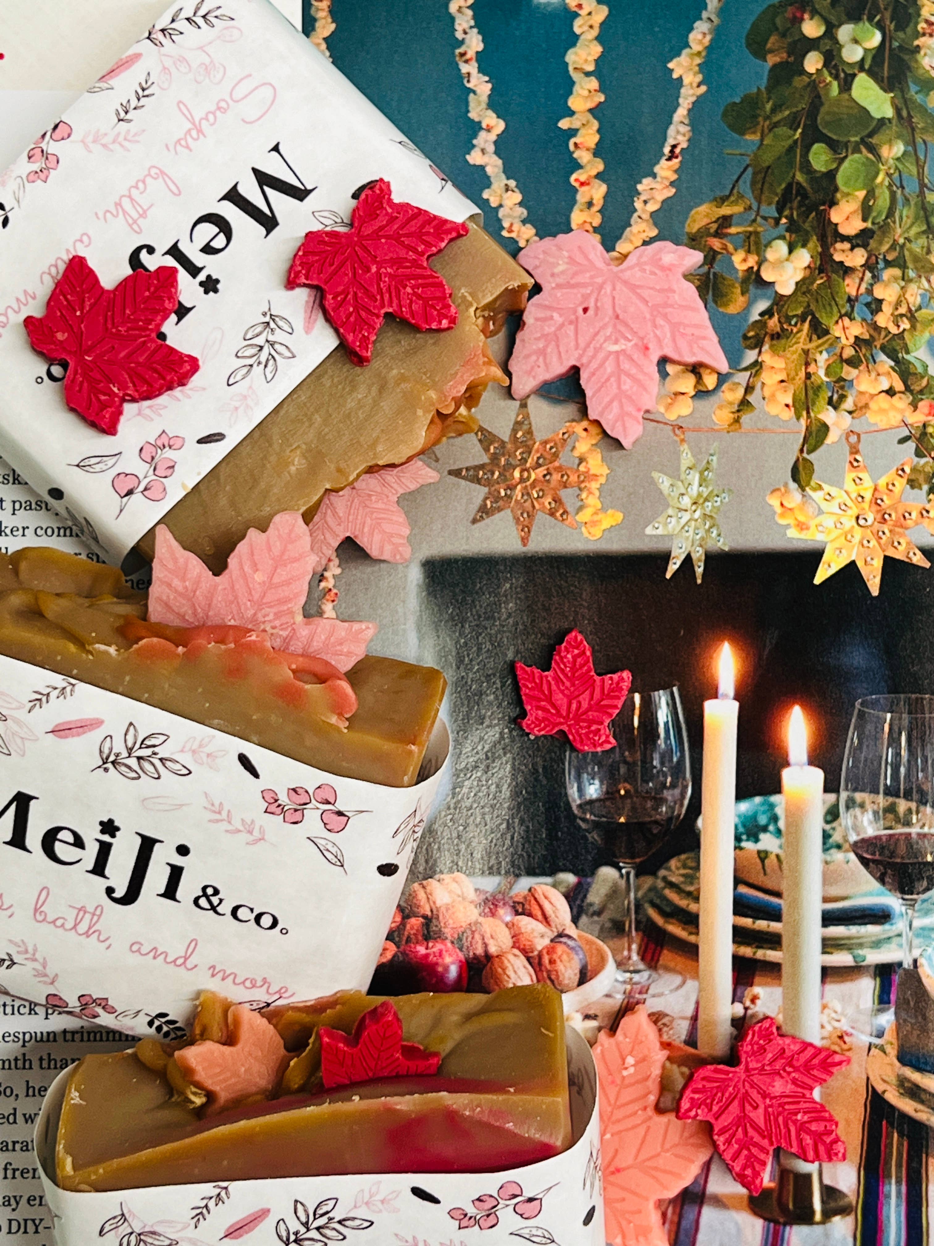 MeiJi & co. - Wholesale Bar Soap - Canadian Heritage - Maple Whisky Artisan Soap Bars4