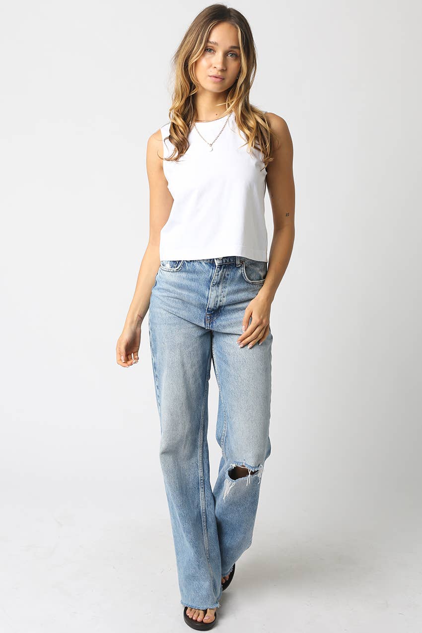 Olivaceous - Wholesale Knit Top - Women's - Lisa Sleeveless Rib Knit Top17